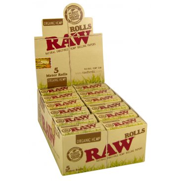 raw-organic-rolls-slim-5m-laenge-ungebleichtes-zigarettenpapier-aus-hanf-1-box-24-rolls-1-ve