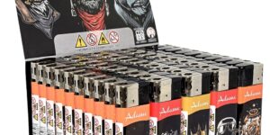 Box de 50 Briquet Thug animal électronique