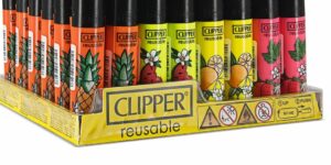 Briquet Clipper Fruit Micro box de 48